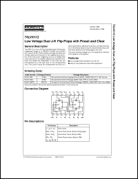 Click here to download 74LVX112MX Datasheet