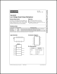 Click here to download 74LVX157MTC Datasheet