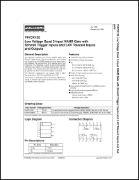 Click here to download 74VCX132MTCX Datasheet