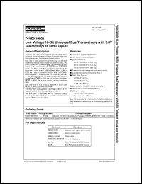 Click here to download 74VCX16601MTDX Datasheet