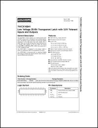 Click here to download 74VCX16841 Datasheet