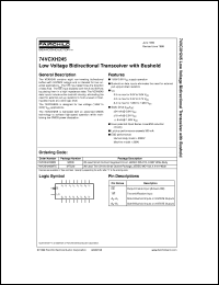 Click here to download 74VCXH245WMX Datasheet