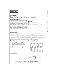 Click here to download 74VHC4316 Datasheet