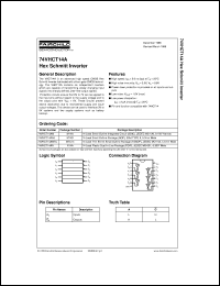 Click here to download 74VHCT14 Datasheet