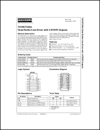 Click here to download 74VHCT245AM Datasheet