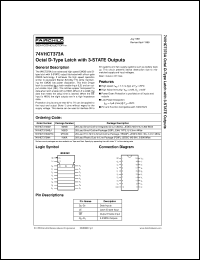 Click here to download 74VHCT373AMX Datasheet