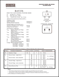 Click here to download BAV23 Datasheet