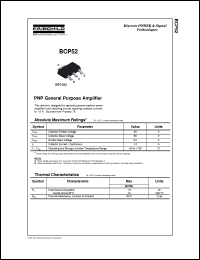 Click here to download BCP52 Datasheet