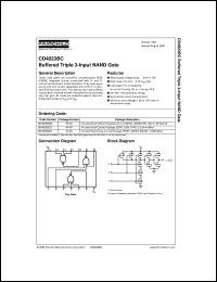 Click here to download CD4023BCMX Datasheet