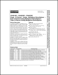 Click here to download CD4052BCW Datasheet