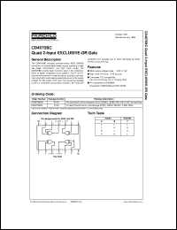 Click here to download CD4070BCMX Datasheet
