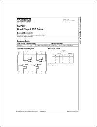 Click here to download DM7402CW Datasheet