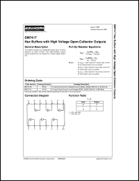 Click here to download DM7417MX Datasheet