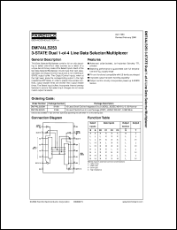 Click here to download DM74ALS253MX Datasheet