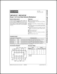Click here to download DM74AS157SJ Datasheet