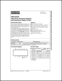 Click here to download DM74AS286MX Datasheet