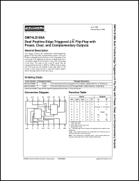 Click here to download DM74LS109AM Datasheet