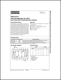 Click here to download DM74LS123CW Datasheet
