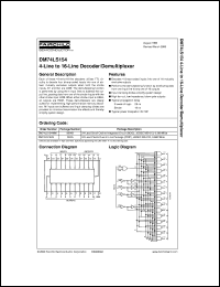 Click here to download DM74LS154 Datasheet