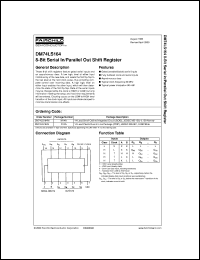 Click here to download DM74LS164MX Datasheet