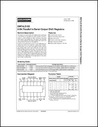 Click here to download DM74LS165CW Datasheet