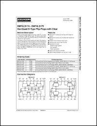 Click here to download DM74LS174M Datasheet