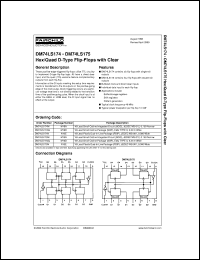 Click here to download DM74LS174SJX Datasheet