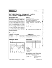 Click here to download DM74LS221SJ Datasheet