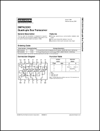 Click here to download DM74LS243 Datasheet