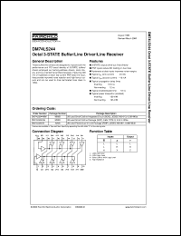 Click here to download DM74LS244CW Datasheet