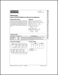 Click here to download DM74LS244SJ Datasheet