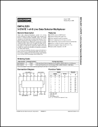 Click here to download DM74LS251CW Datasheet