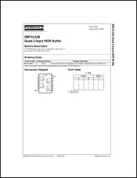 Click here to download DM74LS28 Datasheet