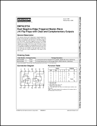Click here to download DM74LS73 Datasheet
