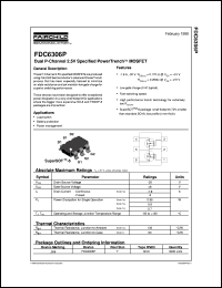 Click here to download FDC6306P Datasheet