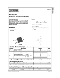Click here to download FDD5680 Datasheet