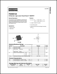 Click here to download FDD6612 Datasheet