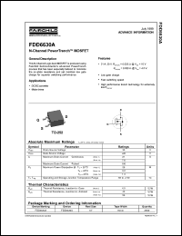 Click here to download FDD6630A Datasheet