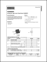 Click here to download FDD6680A Datasheet