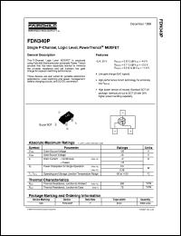 Click here to download FDN340P Datasheet