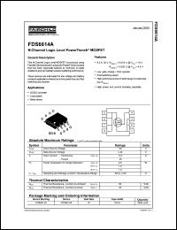 Click here to download FDS6614A Datasheet
