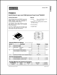 Click here to download FDS6912 Datasheet