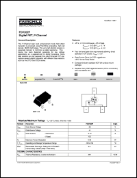Click here to download FDV302P Datasheet