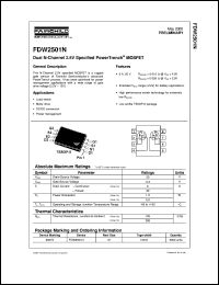 Click here to download FDW2501N Datasheet