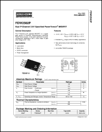 Click here to download FDW2502P Datasheet