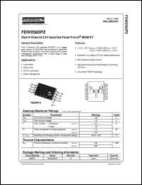 Click here to download FDW2502PZ Datasheet
