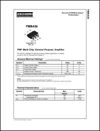Click here to download FMBA56 Datasheet