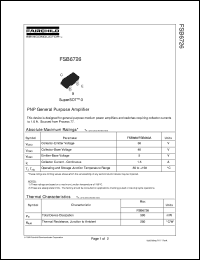 Click here to download FSB6726 Datasheet