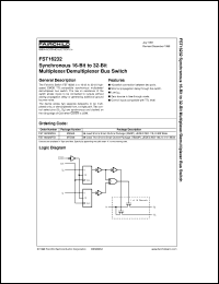 Click here to download FST16232MTDX_NL Datasheet