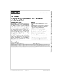 Click here to download GTLP16617MTDX Datasheet
